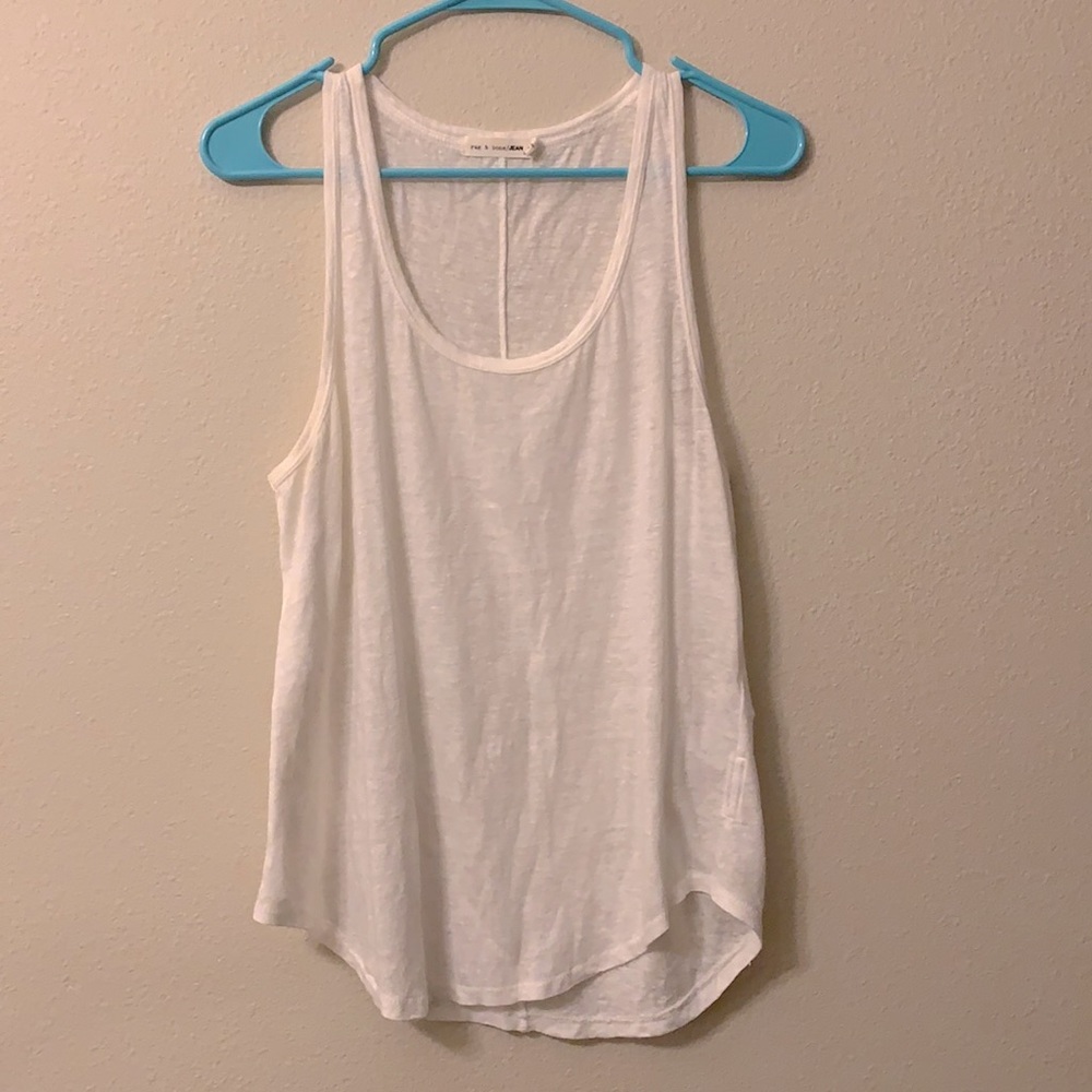 Rag & Bone/ Jean White Muscle Tank